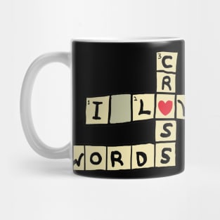 I Love Crosswords Mug